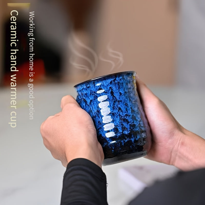 Elegant Ceramic Coffee Cup-Burnt Leak Proof Insulated Tea Cup, Suitable For Home And Office Use, Perfect Holiday Gift