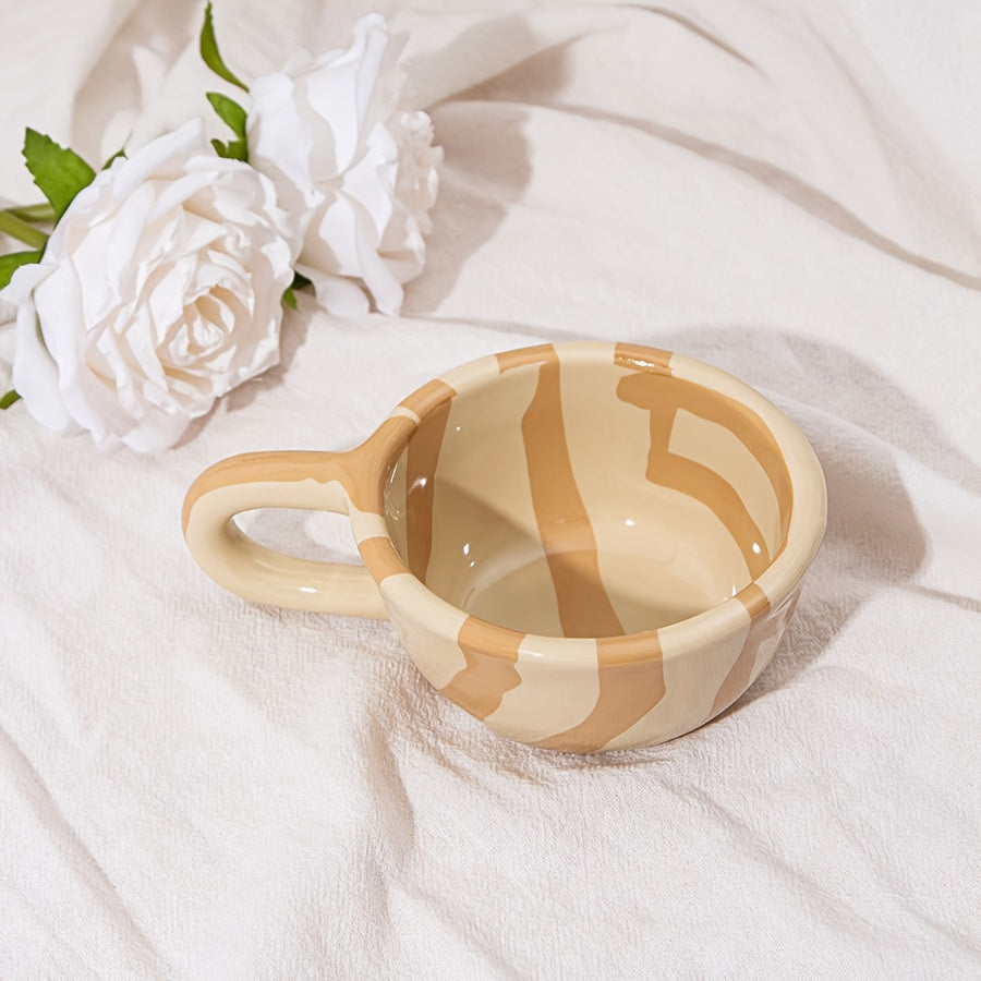 Classic Checkerboard Coffee Cup Beautiful Ceramic Mug