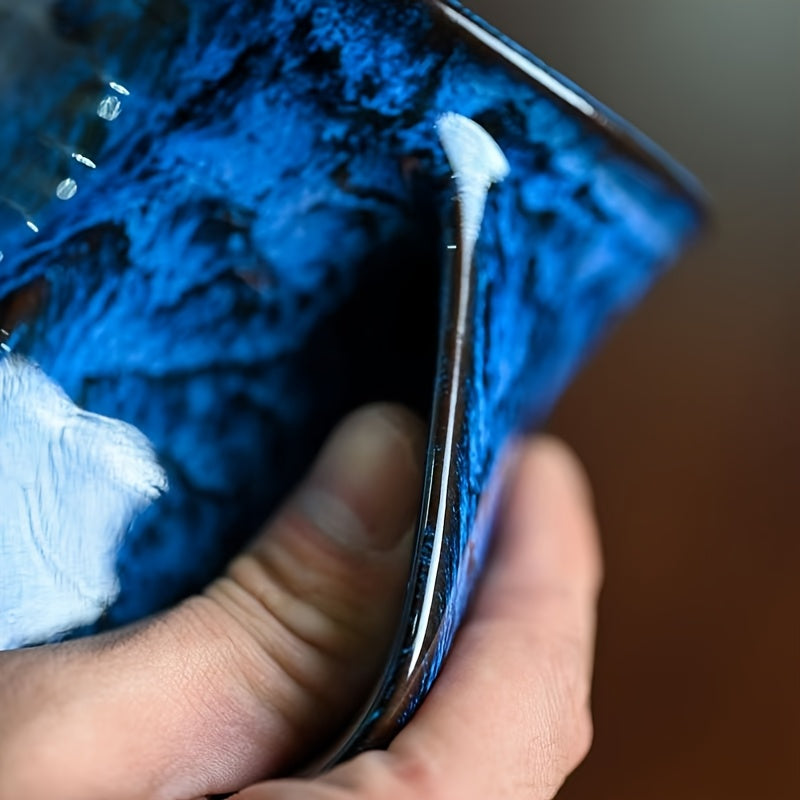 Elegant Ceramic Coffee Cup-Burnt Leak Proof Insulated Tea Cup, Suitable For Home And Office Use, Perfect Holiday Gift