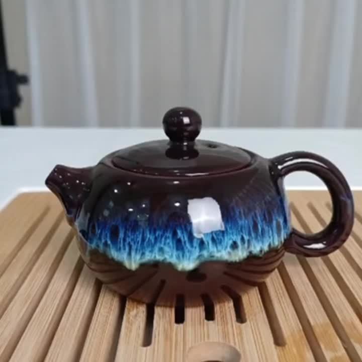 5pcs  tears ceramic tea set, Chinese style tea set, suitable for gifts, Christmas, New Year gifts, can be used in the office